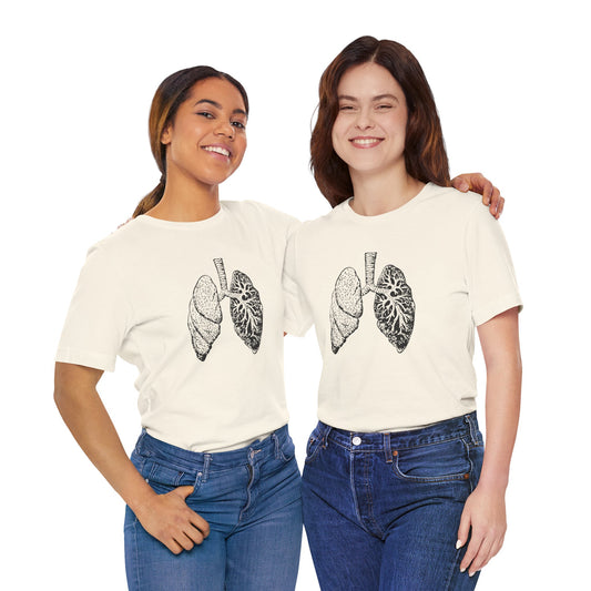Unisex T-Shirt | Artistic Lung Anatomy Design
