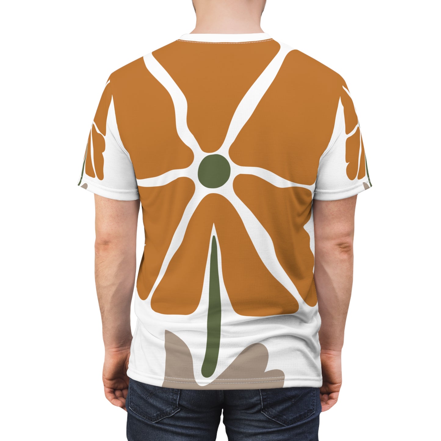 “Floral Whisper” Unisex Tee | Minimal Art in Motion
