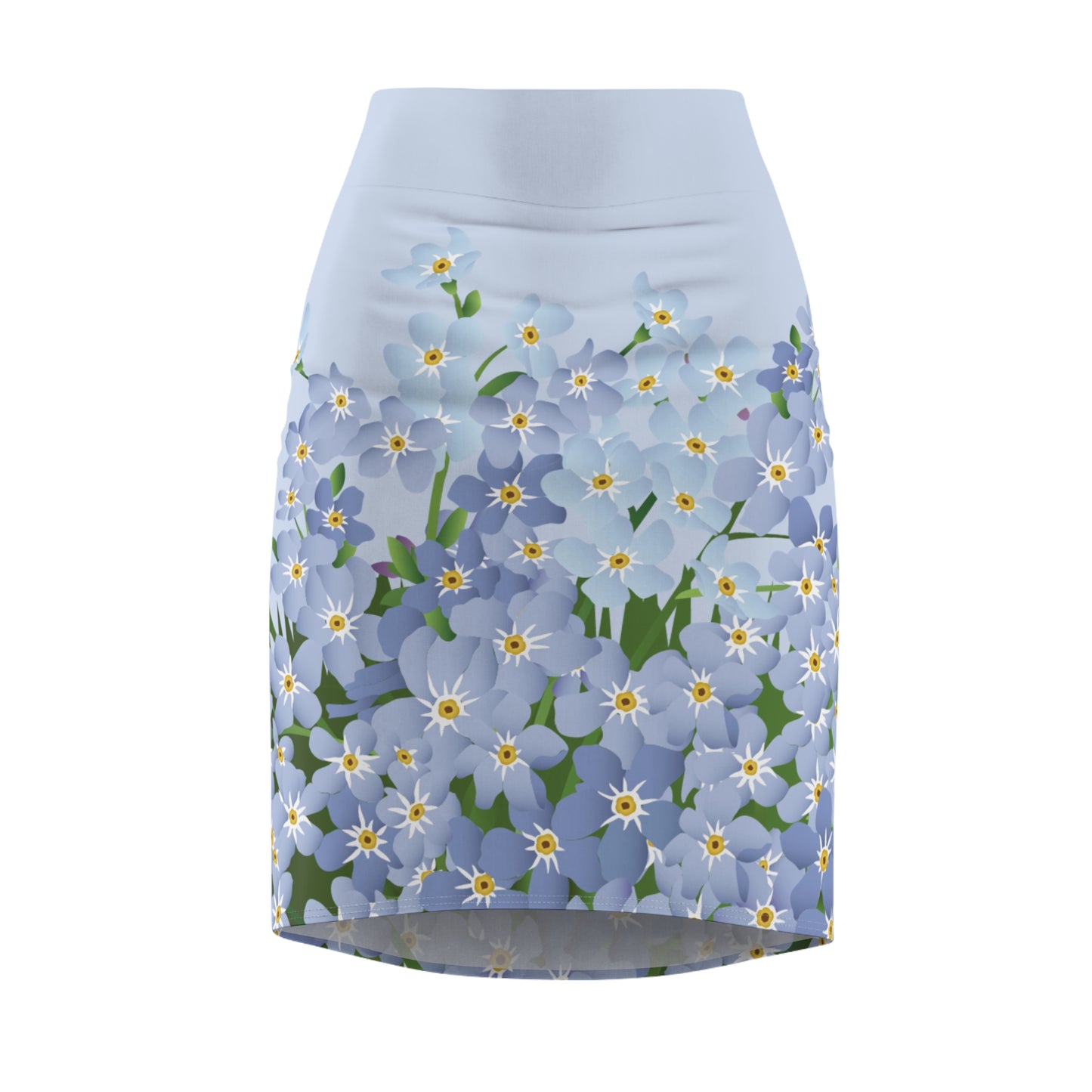 BloomGrace | Elegant Floral Pencil Skirt