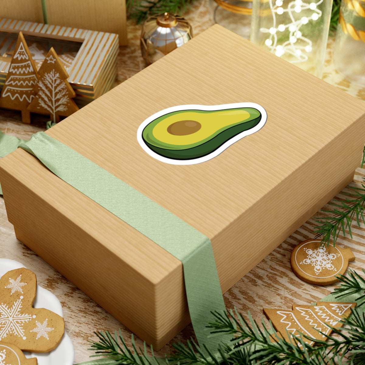 Half Avocado | Fun Kiss-Cut Sticker