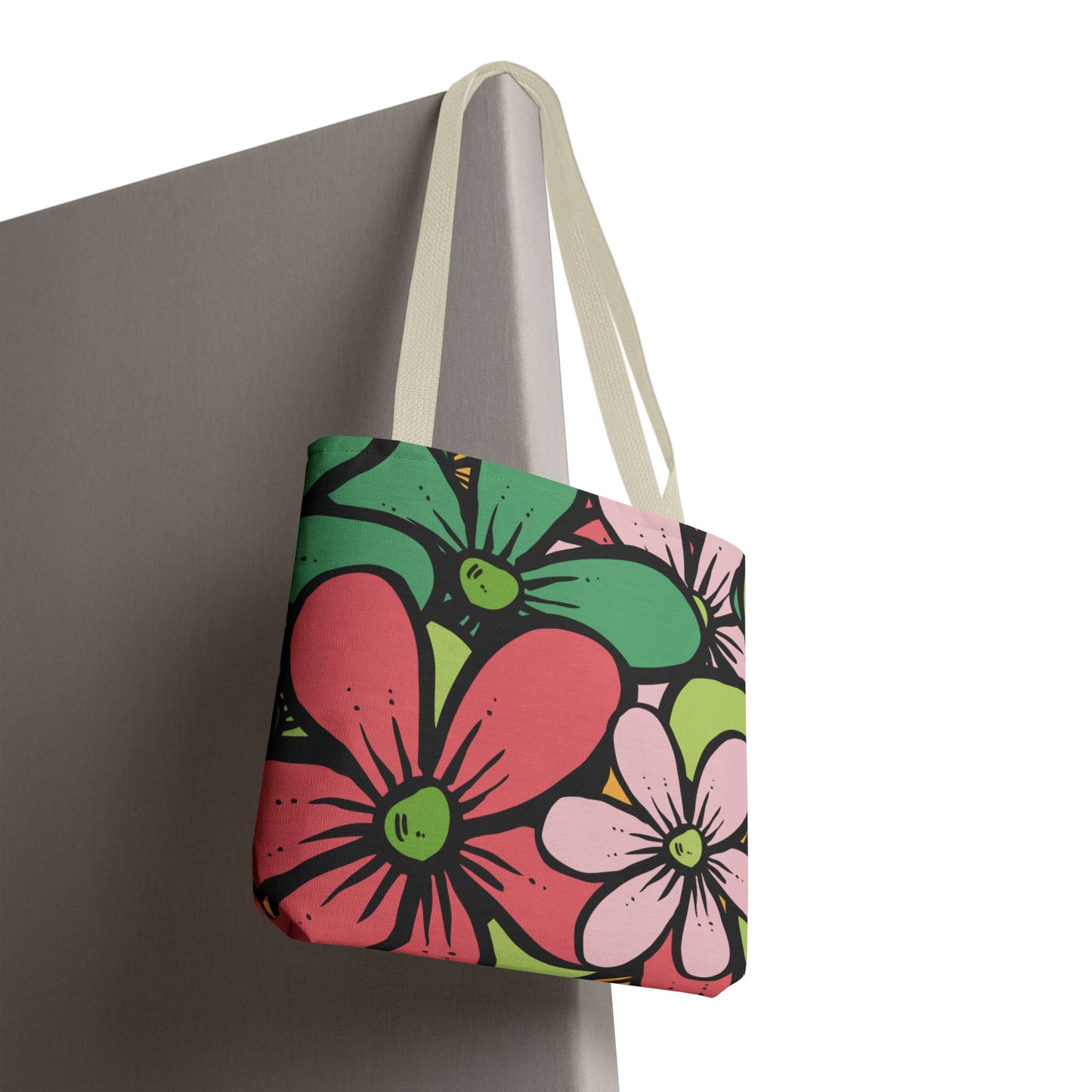 Colorful Floral Tote Bag | Bright, Playful & Stylish | Perfect for Everyday & Travel