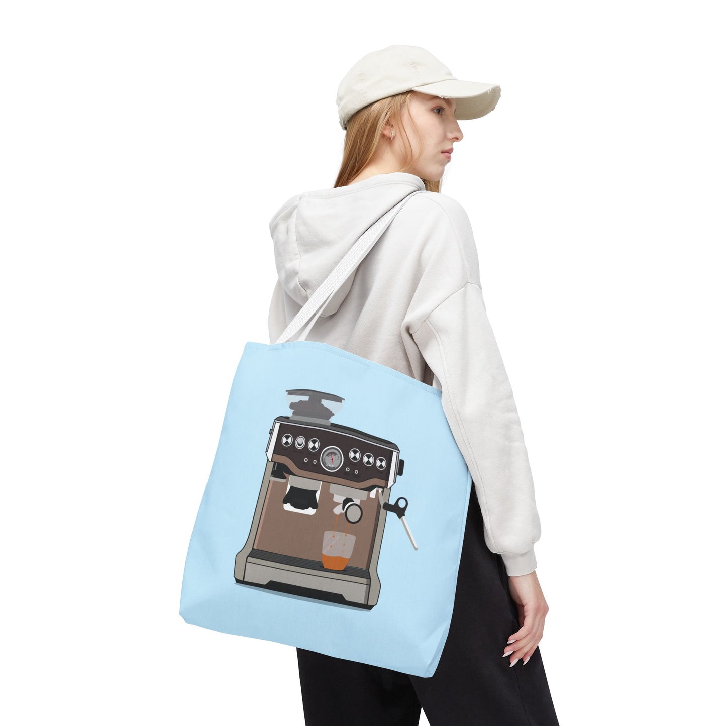 Energy from Coffee | Coffee Machine Illustration Tote Bag