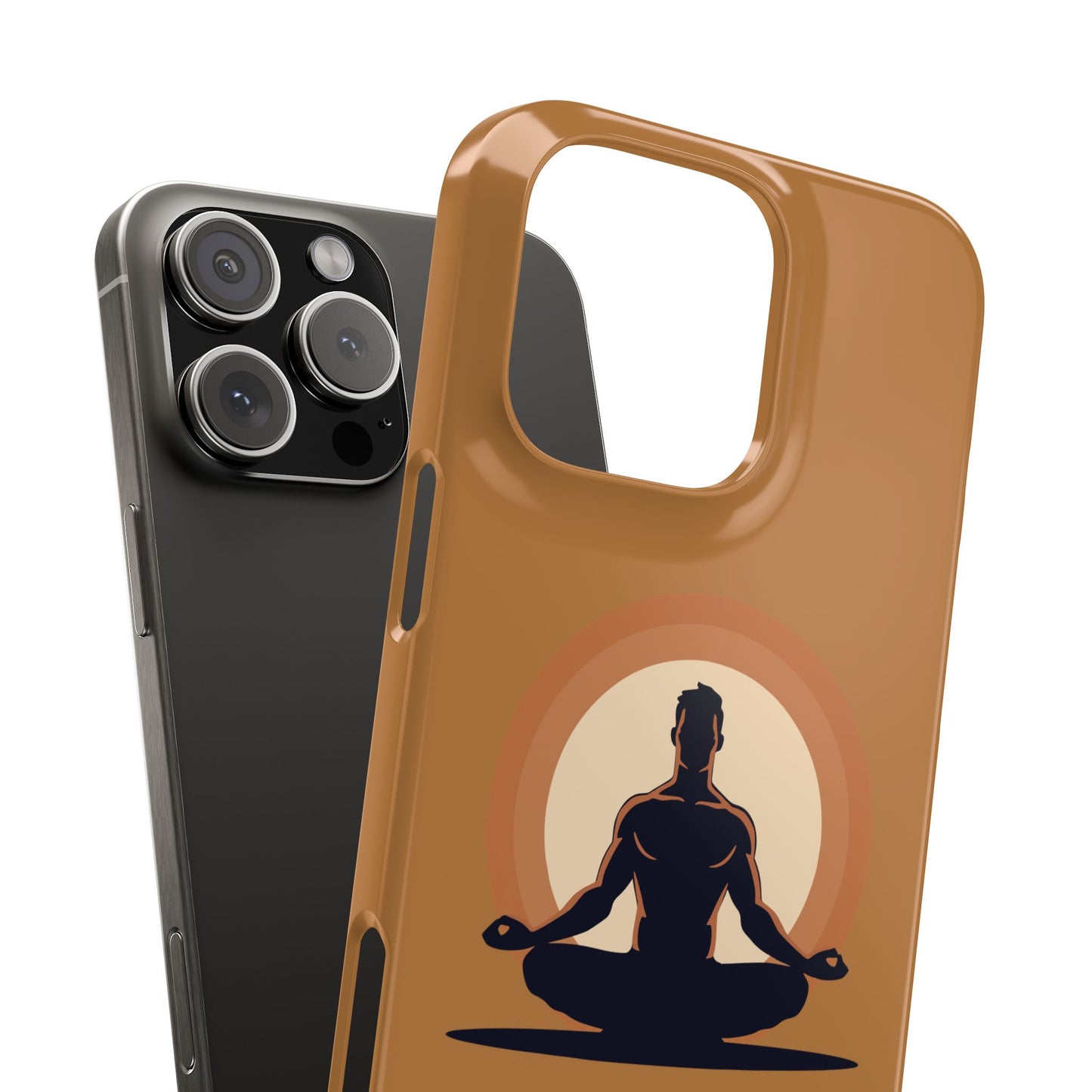 “Stillness” Phone Case | Meditative Lotus Pose Design