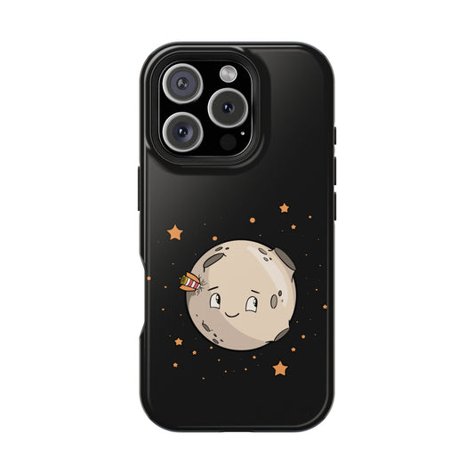 “Silent Galaxy” Phone Case | The Moon Alone in the Dark