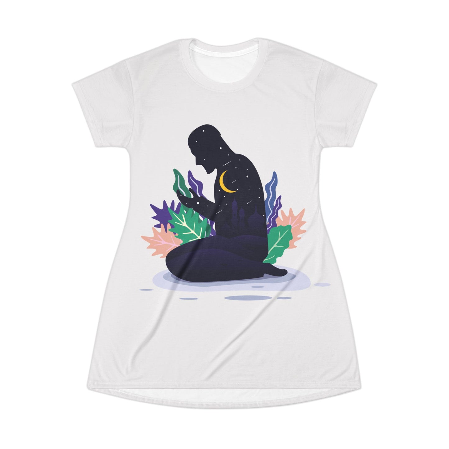 T-Shirt Dress Muslim Prayer Silhouette | Elegant – Meaningful – Unique Style