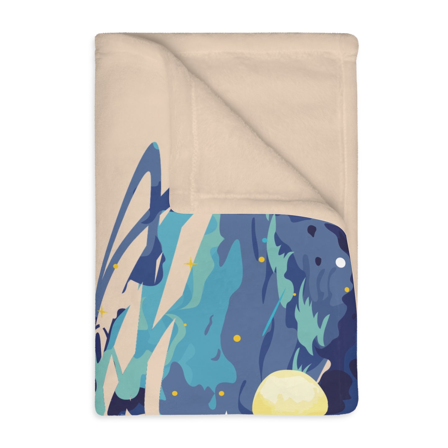 “Falling Angel from the Moon” Blanket | Wrap Yourself in Cosmic Dreams