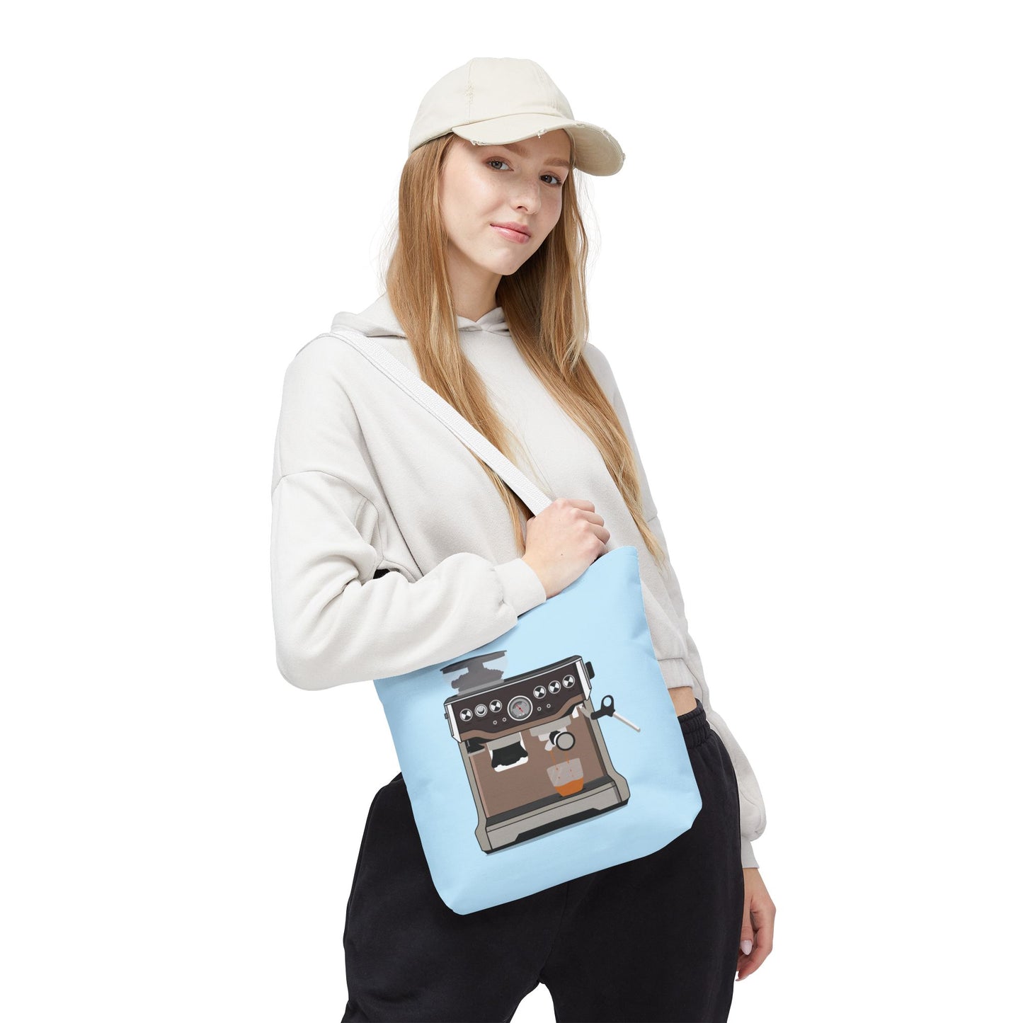 Energy from Coffee | Coffee Machine Illustration Tote Bag