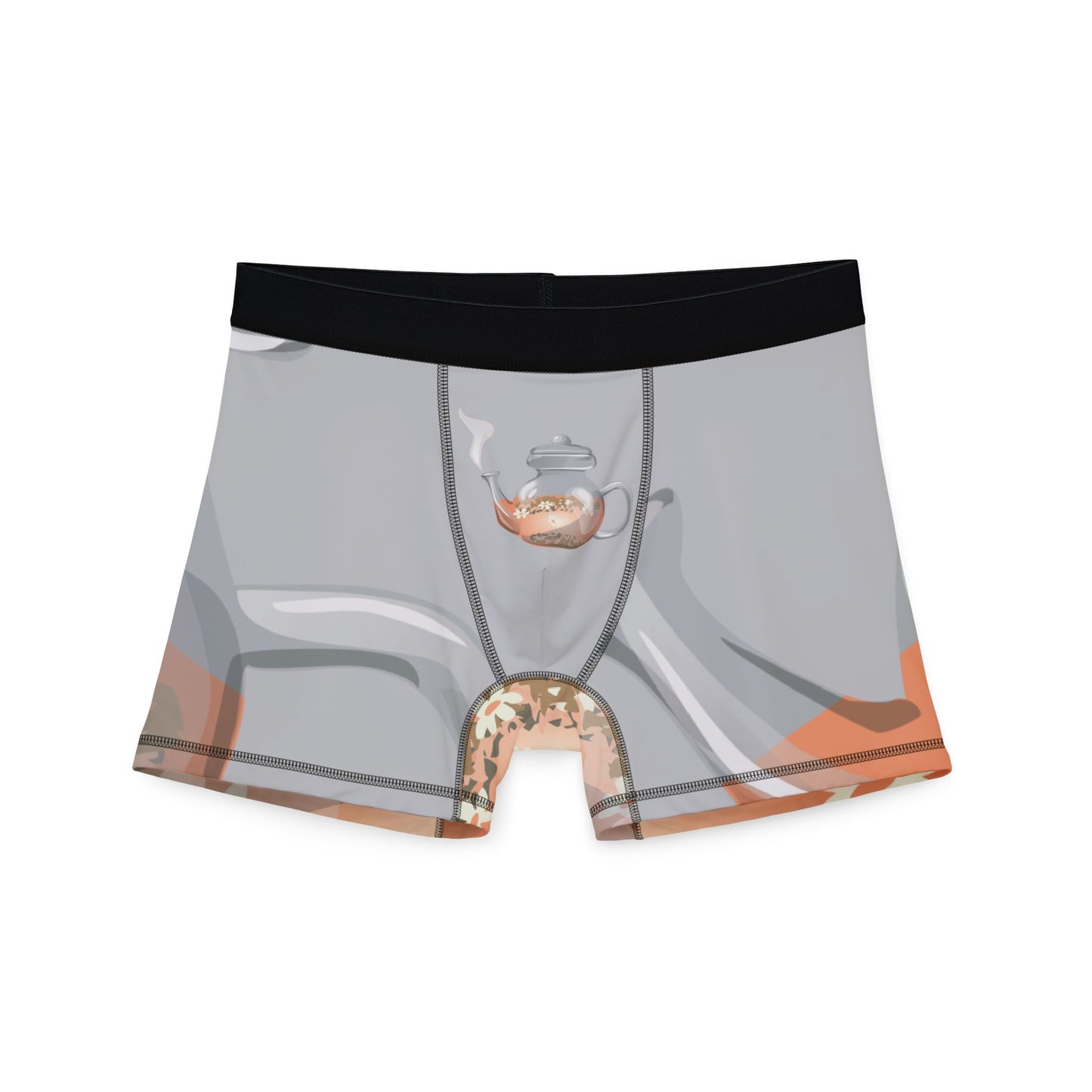 Tea Time Mood | Men’s Boxer Briefs with Teapot Pattern