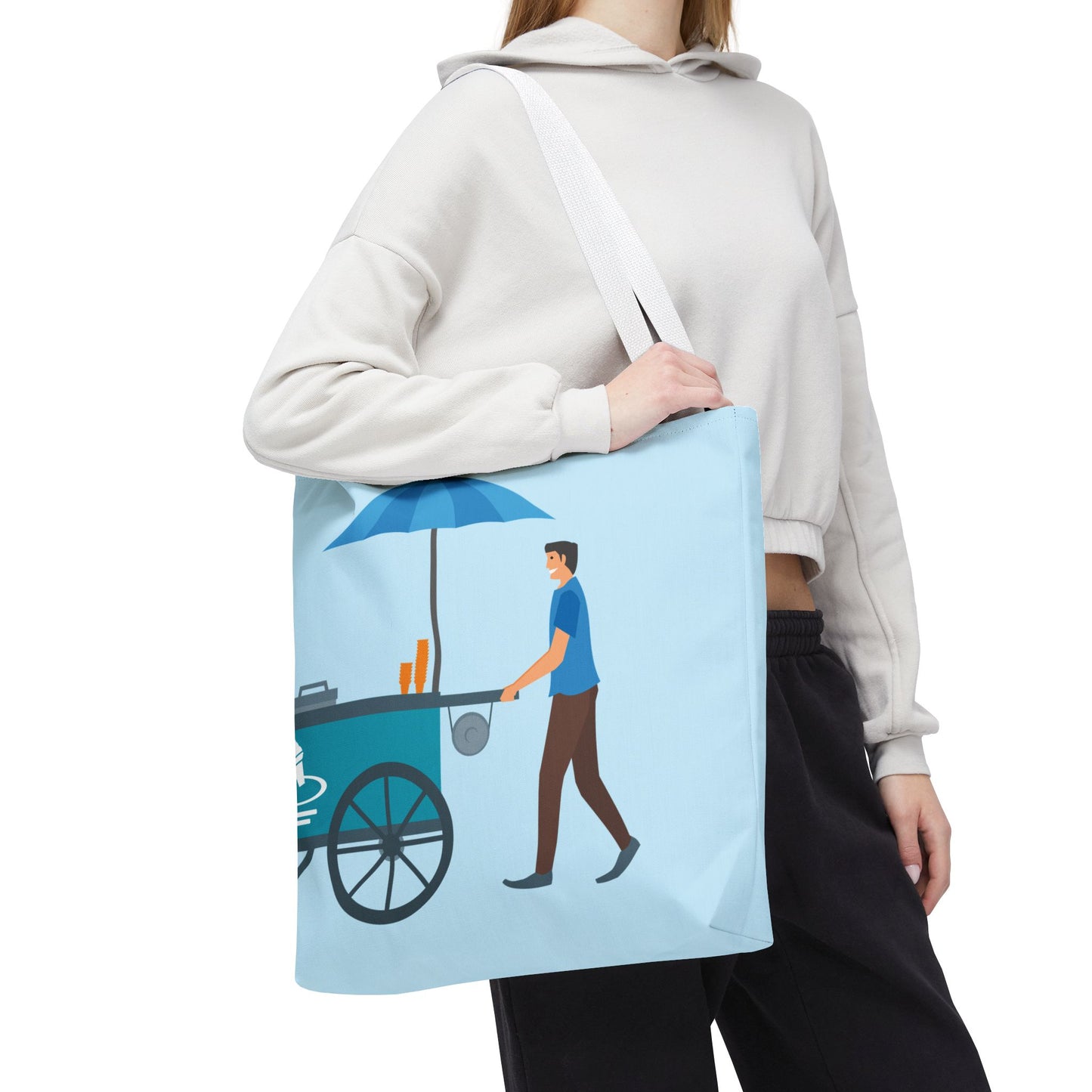 Sweet Ice Cream Ride | Fun Ice Cream Truck Tote Bag Full of Summer Vibes