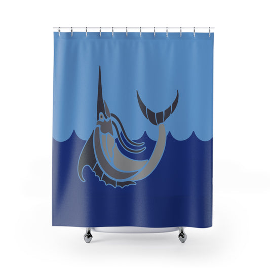 Marlee the Fish Shower Curtain | Whimsy Meets Modern