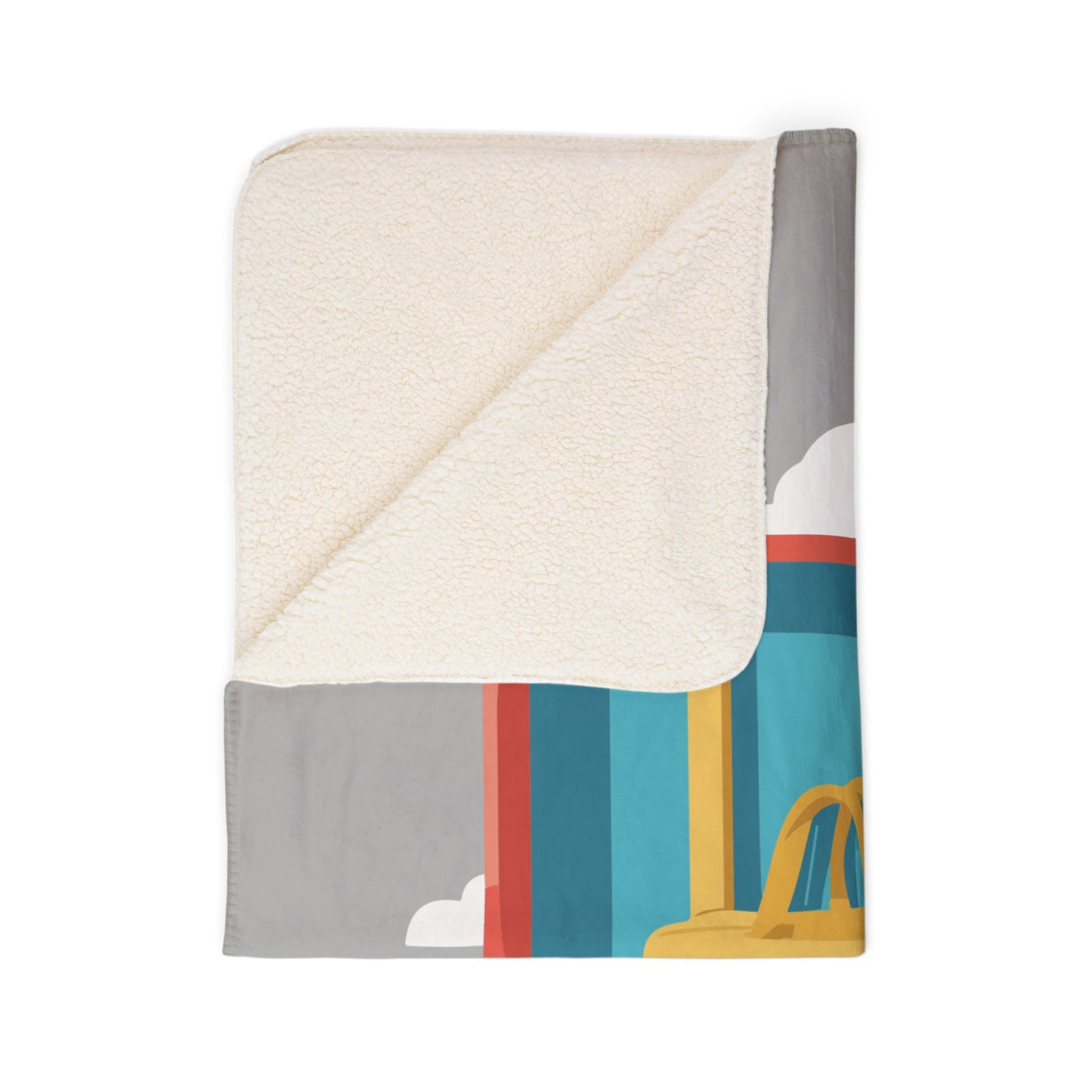 Fleece Sherpa Blanket | The Travel Suitcase