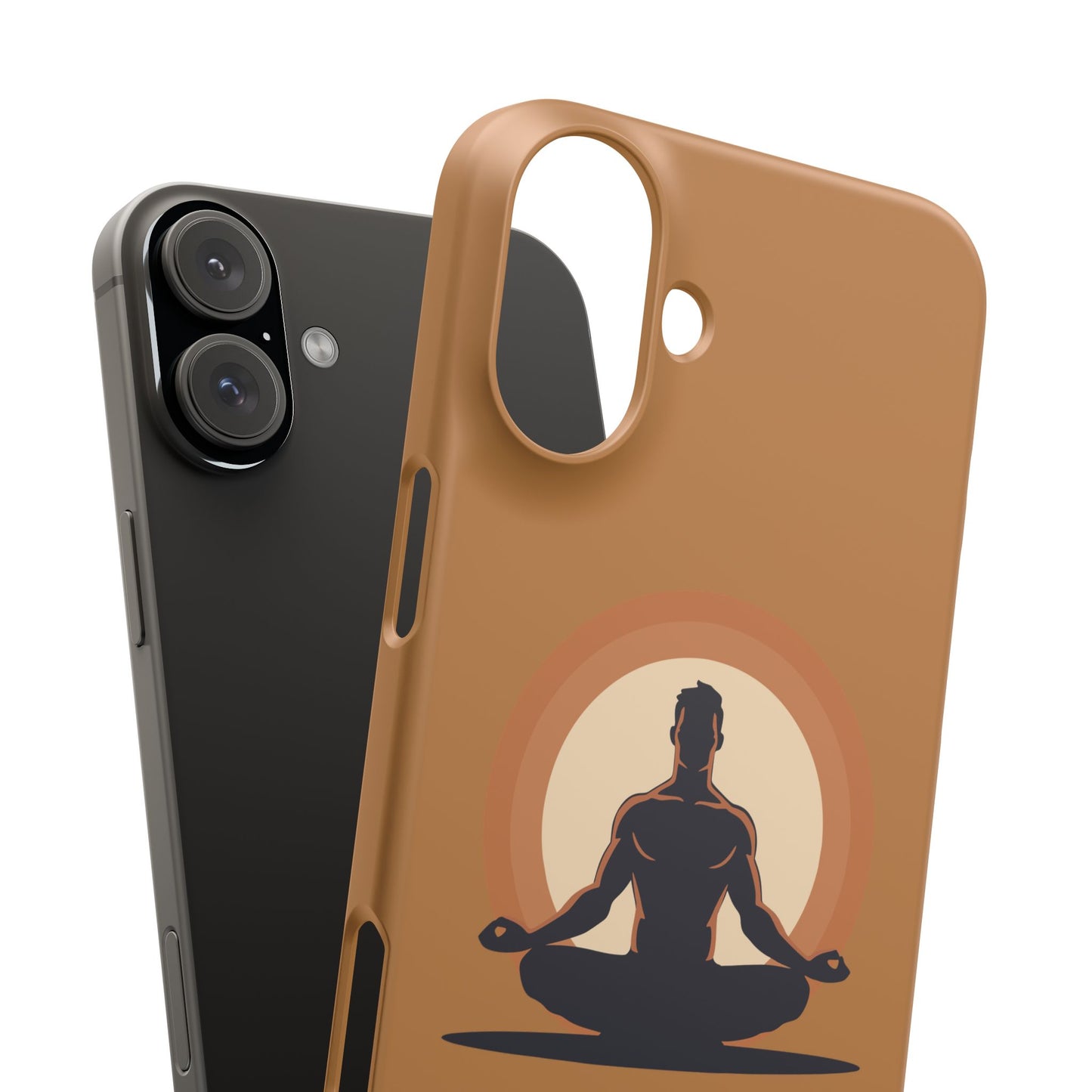 “Stillness” Phone Case | Meditative Lotus Pose Design