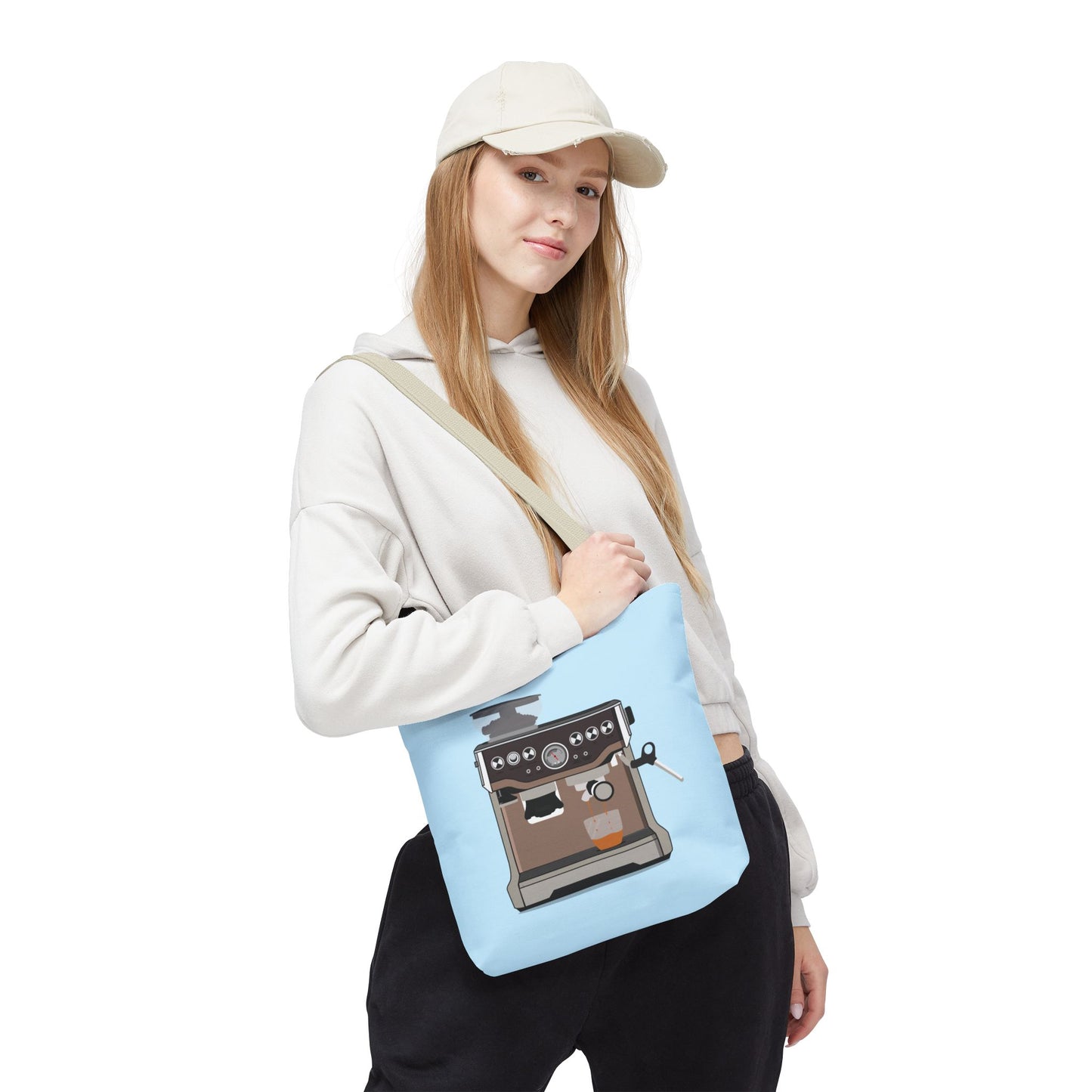 Energy from Coffee | Coffee Machine Illustration Tote Bag