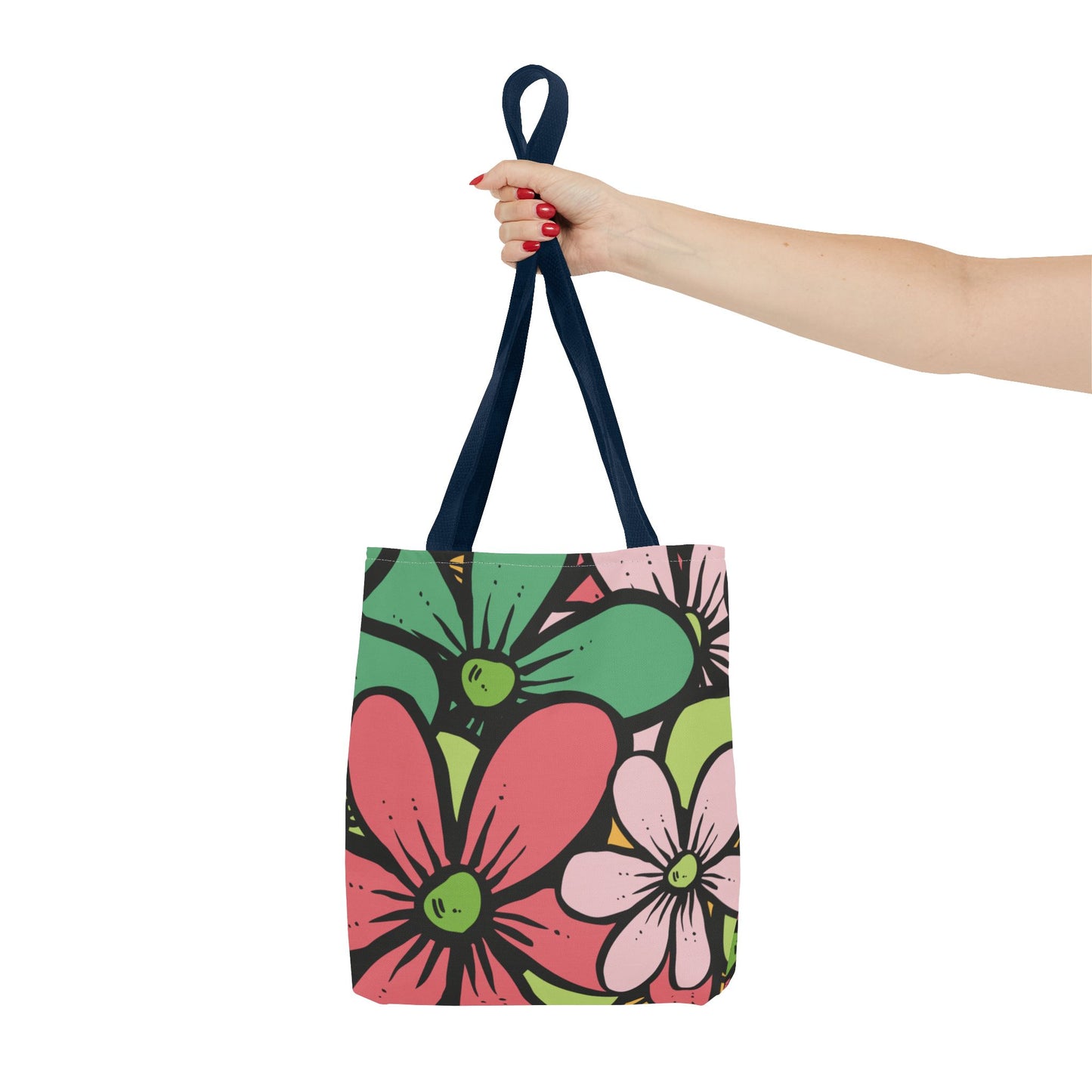 Colorful Floral Tote Bag | Bright, Playful & Stylish | Perfect for Everyday & Travel